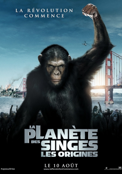 Смотреть трейлер La Planète des singes : les origines (2011)