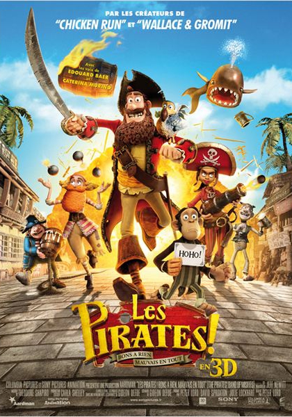 Смотреть трейлер Les Pirates ! Bons à rien, Mauvais en tout (2012)